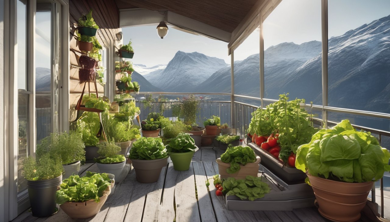 Når er det best å plante grønnsaker på balkongen i Norge?
