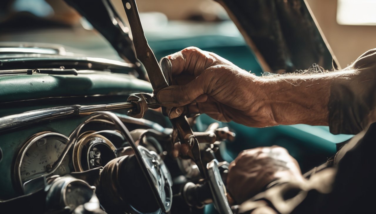 Tips for å reparere rattlås på eldre biler